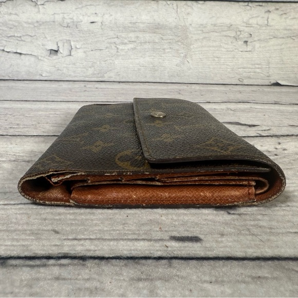 Louis Vuitton Portefeuille Sarah Long Bifold Wallet Monogram Canvas Leather - Picture 6 of 16